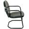 Dark Forest Green Retro Metal Outdoor Tulip Chair